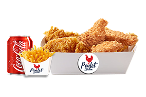4 wings + 3 tenders